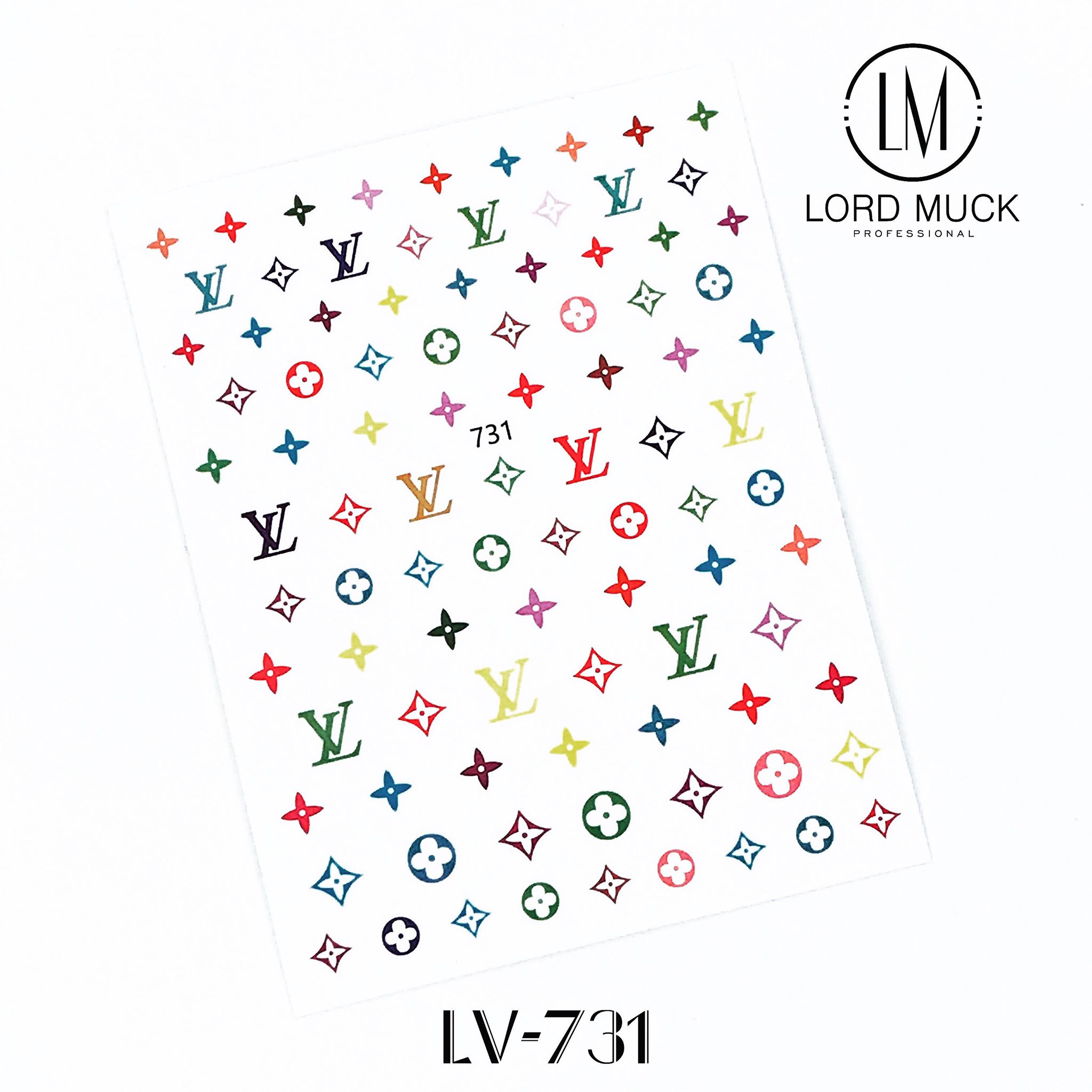 Stickers Louis Vuitton Pattern circle - Art & Stick